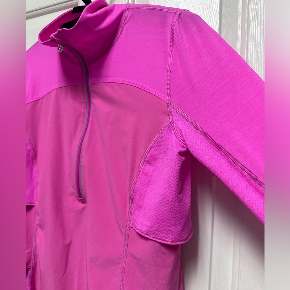 Lululemon Women's Fuchsia Pink Athletic Jacket Size 8 - Picture 2 of 13